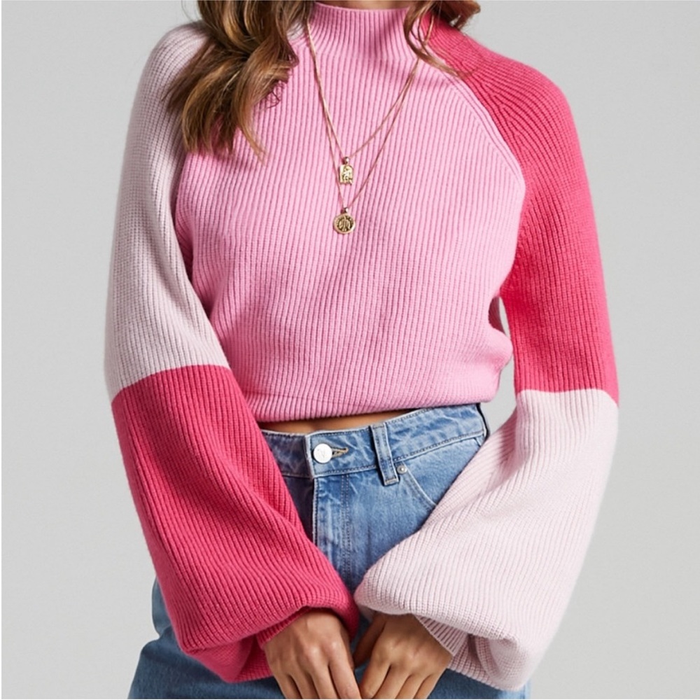 Pink sweater